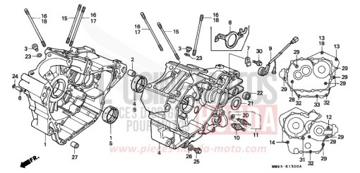 CARTER MOTEUR XL600VM de 1991